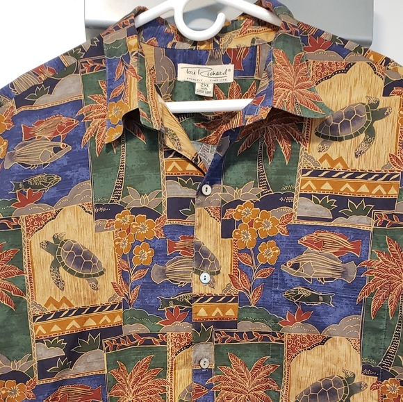 Tori Richard 2X Casual Button Down Shirt 2000s - Picture 4 of 4